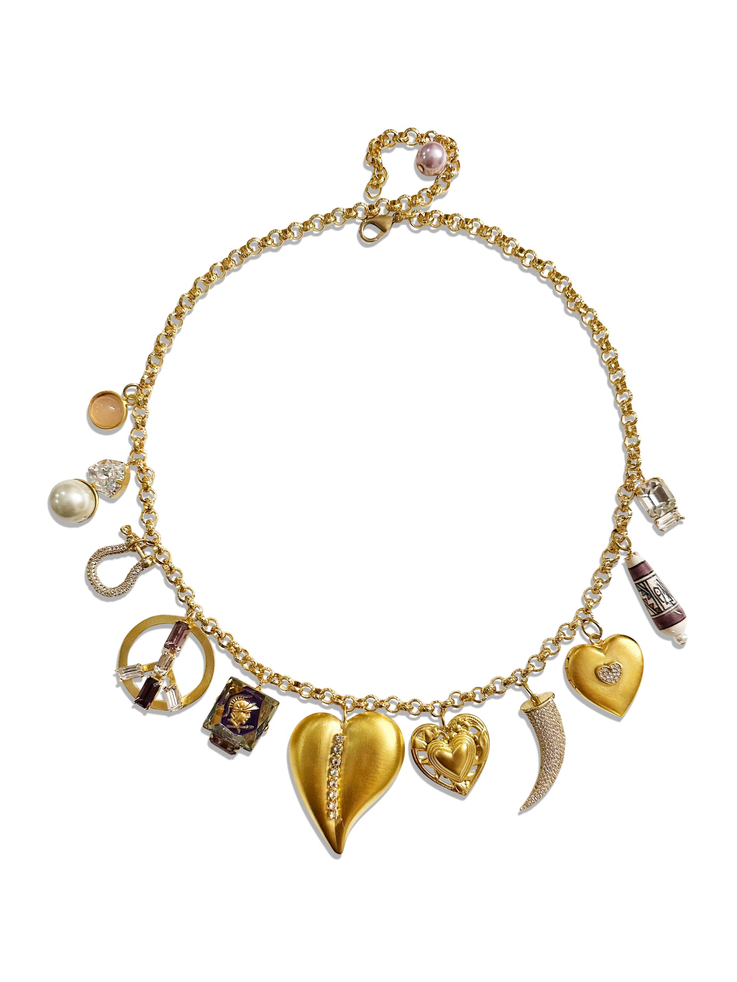 I want more Charms Statement Necklace