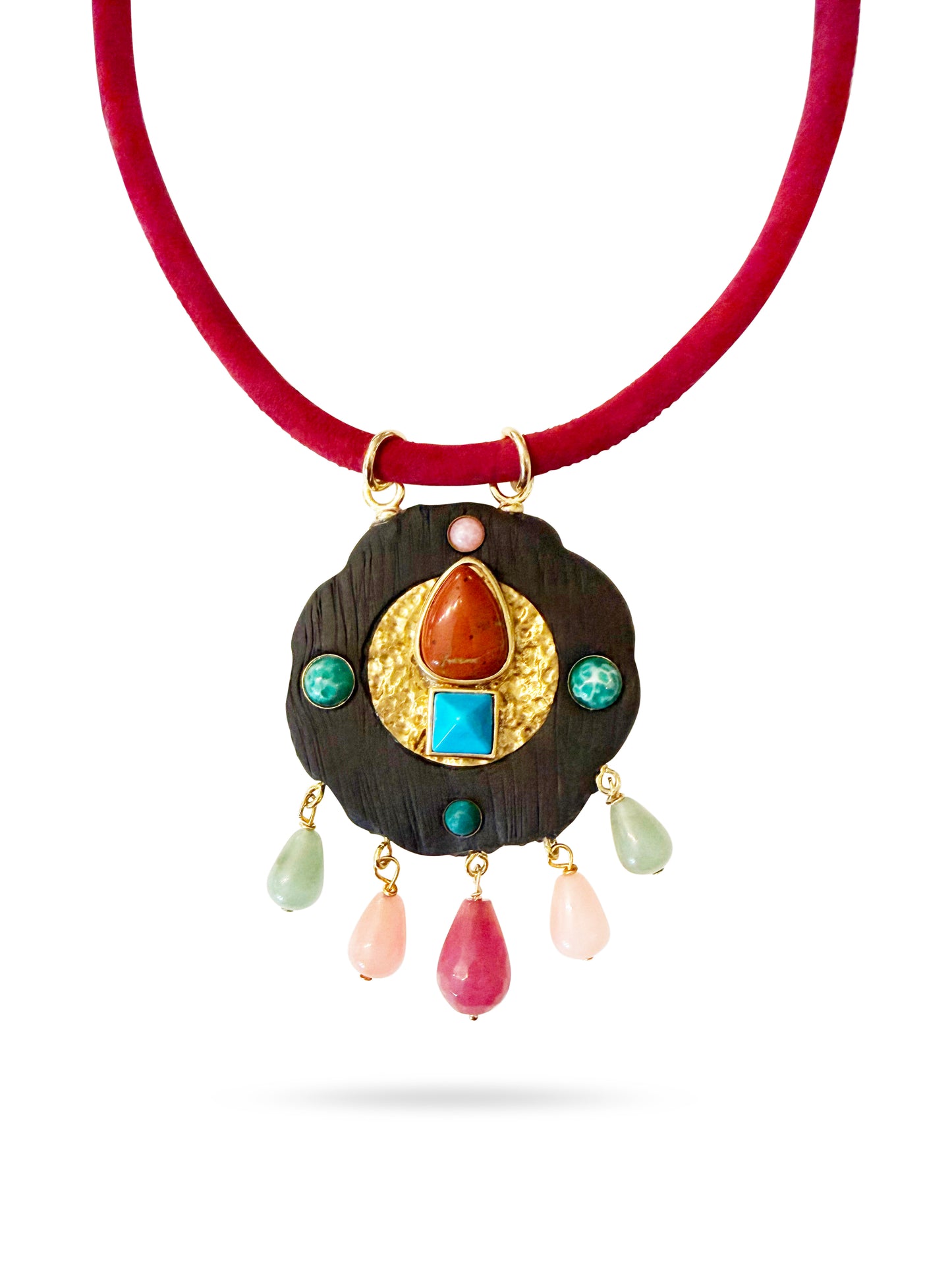 Safi Suede Statement Necklace
