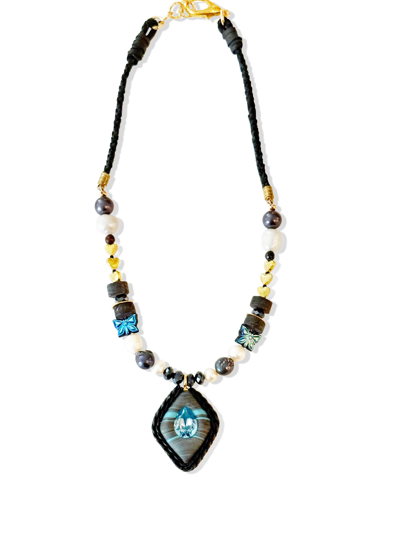 Port of Safi Hand beaded Necklace