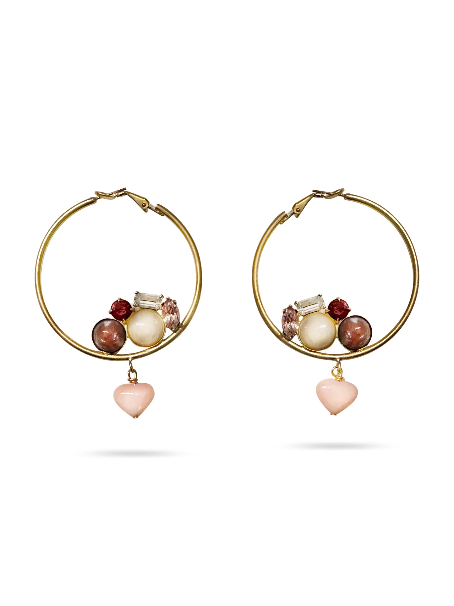 Heartly Hoop Earrings