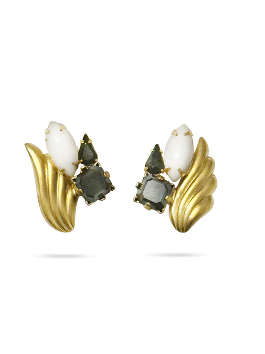 Angel Wing Stud Statement Earrings