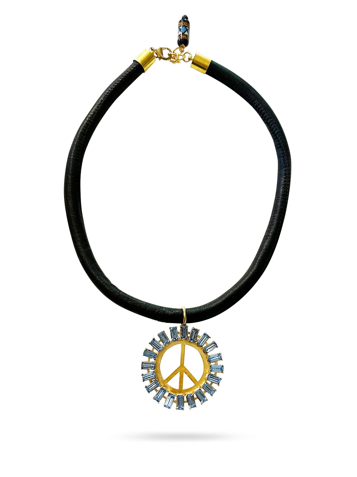 "Give me a sign" Peace Sign Choker