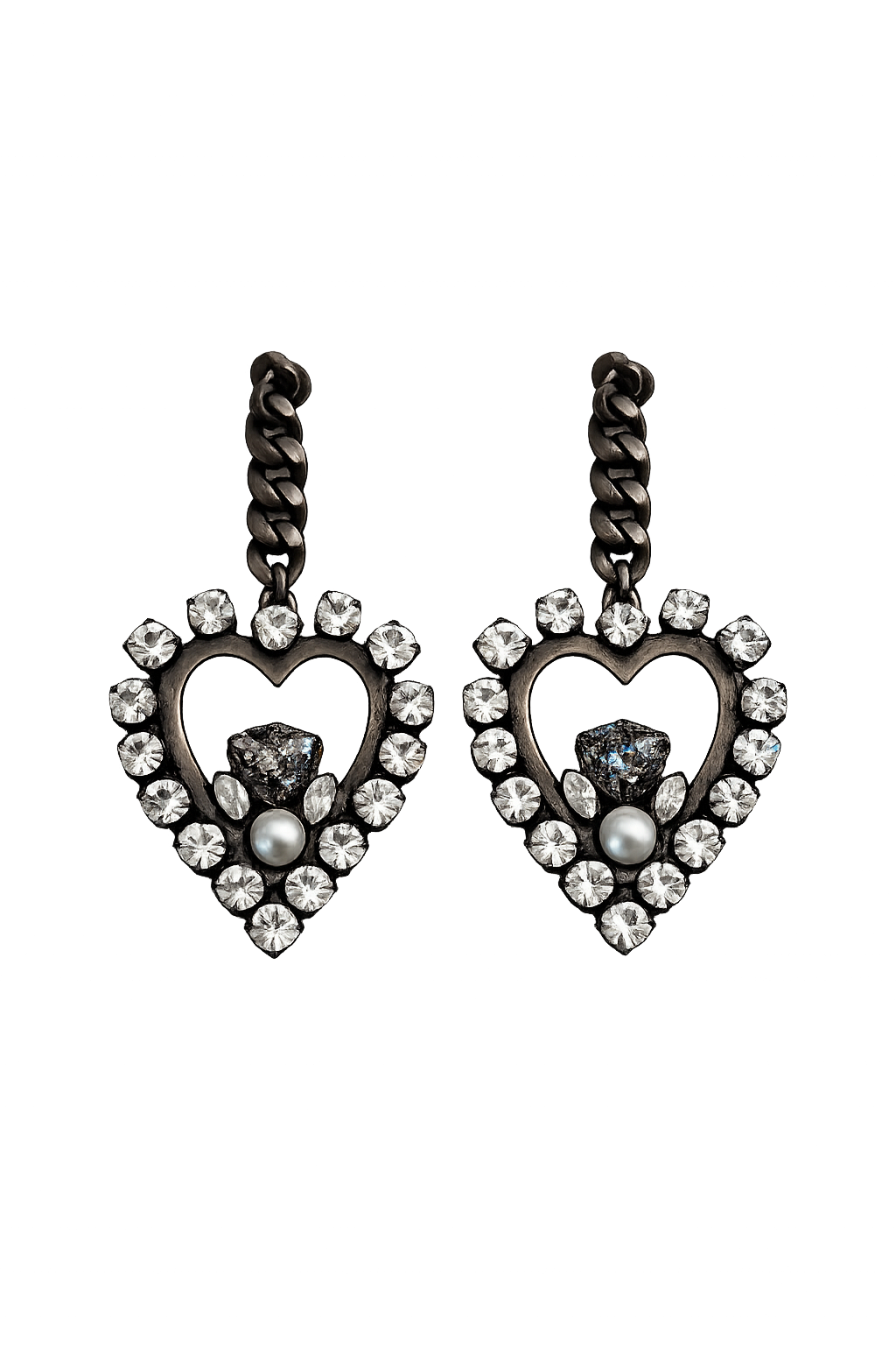 The gang has heart Statement Earrings
