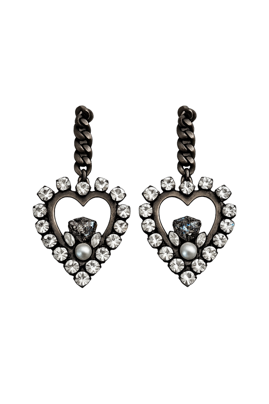 The gang has heart Statement Earrings