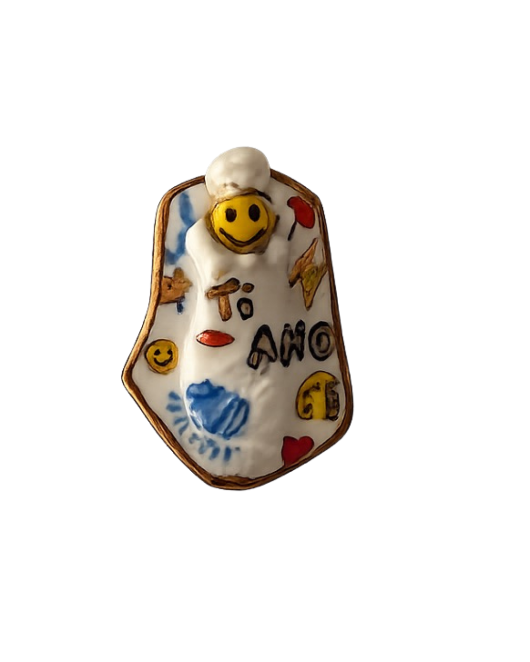 Venus Goddess of Love Porcelain Brooch
