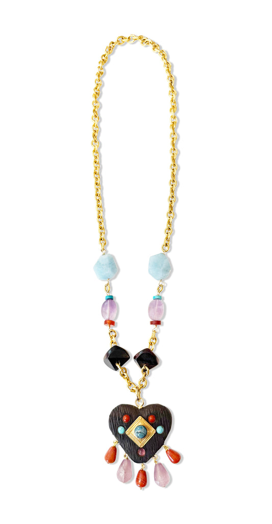 Saharah Long Statement Necklace
