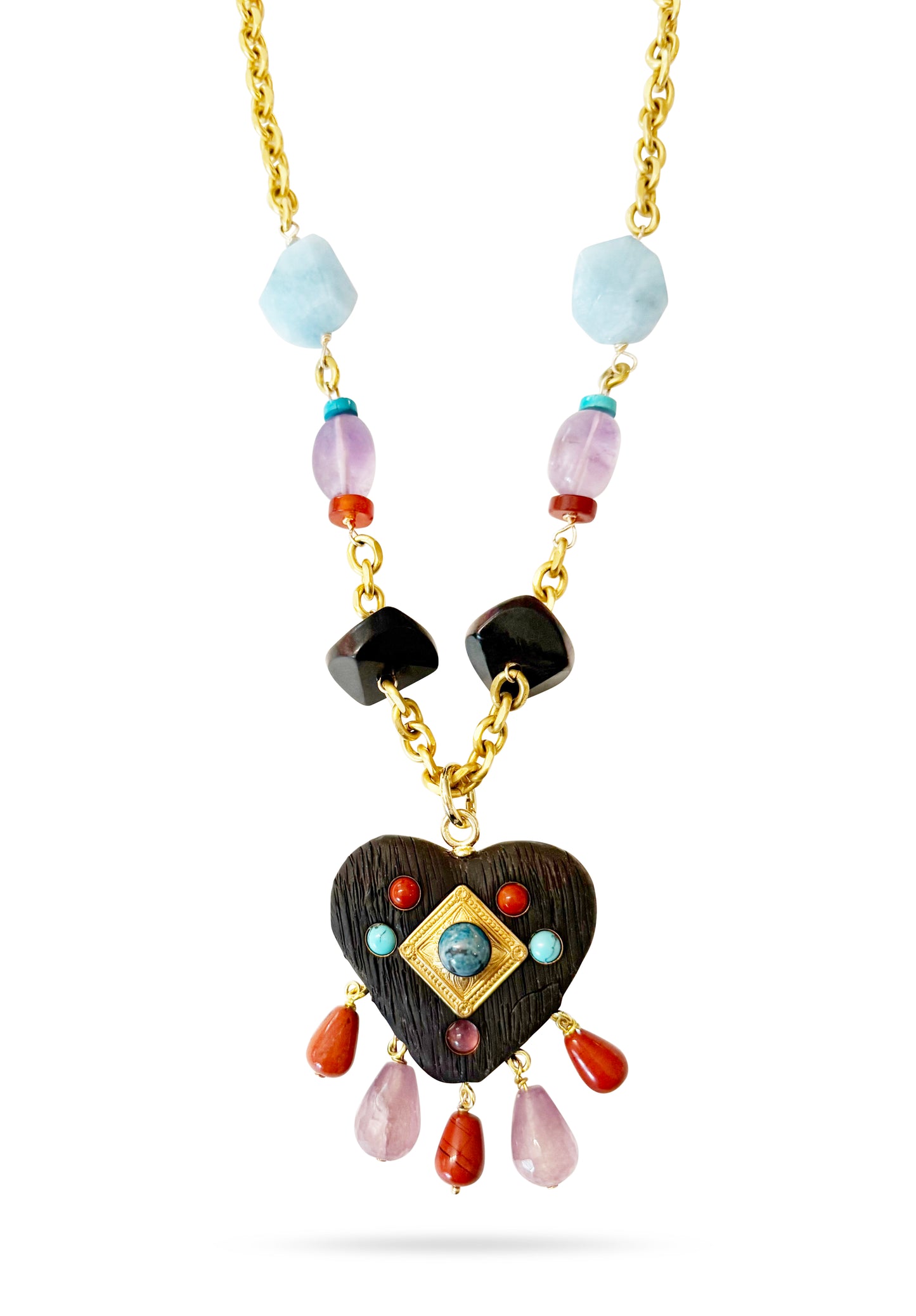 Saharah Long Statement Necklace