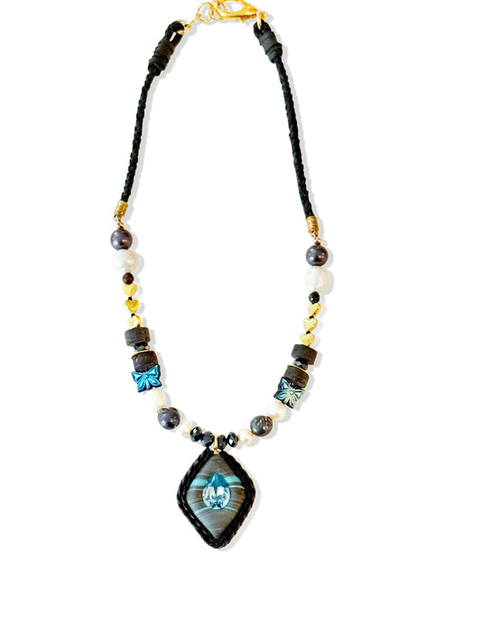 Port of Safi Hand beaded Necklace