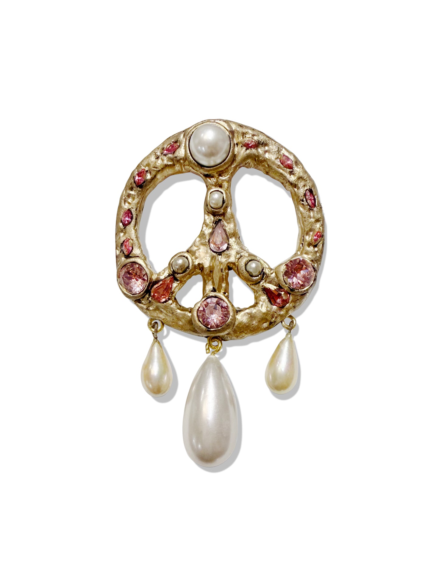 Love and Peace Pin Brooch