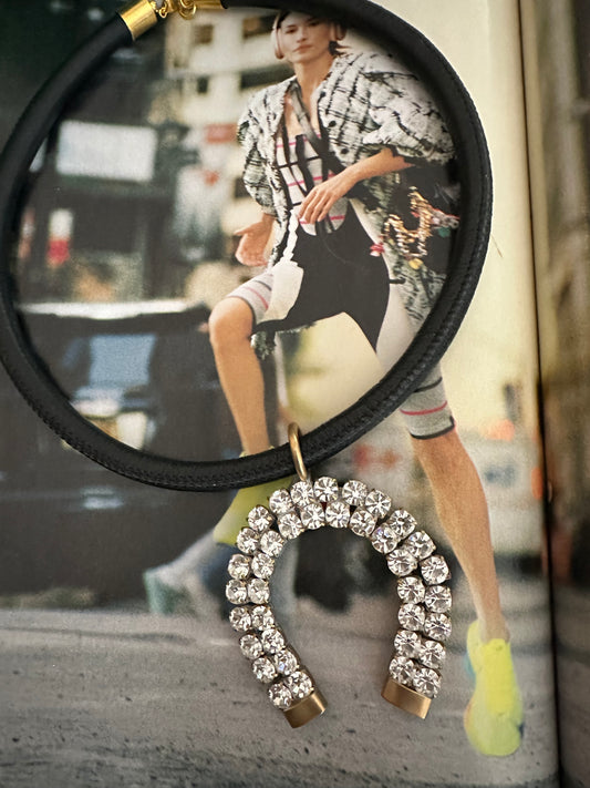 Swarovski Good Luck Horseshoe Statement Necklace